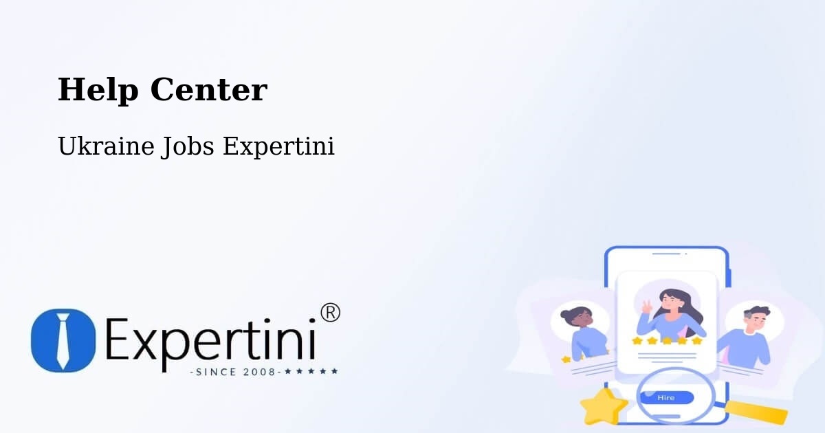 Help Center – Ternuvate - Ukraine Jobs Expertini